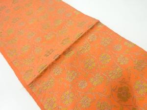 アンティーク　枝花模様織出し丸帯（材料）